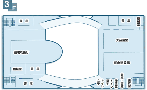 役場庁舎マップ3階